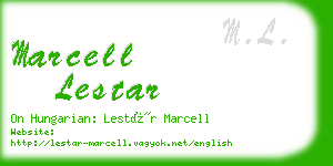 marcell lestar business card